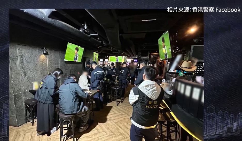 警方過往打擊外圍賭博。馬會《駿步人生》影片截圖