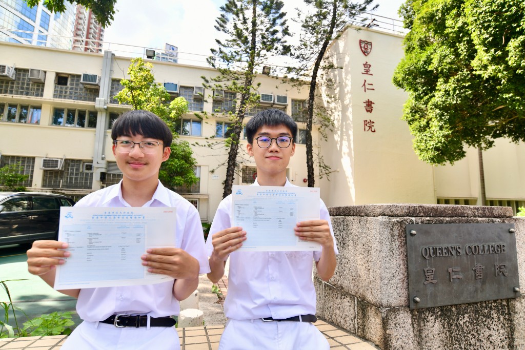 濮愷俊(右)選讀醫科是因他認為醫學與人類息息相關。盧江球攝 濮愷俊(右)選讀醫科是因他認為醫學與人類息息相關。盧江球攝