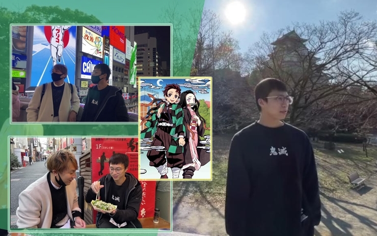 坤哥身處大阪拍MV,佢就好啦。