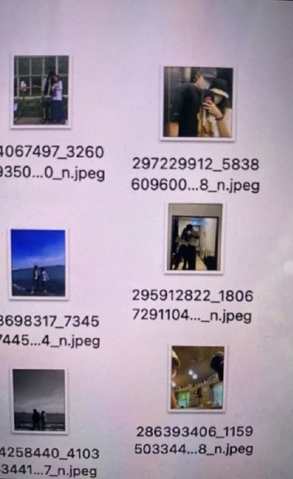 網民之前公開小圖的頁面，賣關子指有大量的VJ密照。