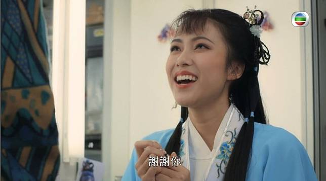其實劉穎鏇早在年初的《青春不要臉》中亦有以古裝黃蓉的打扮亮相。