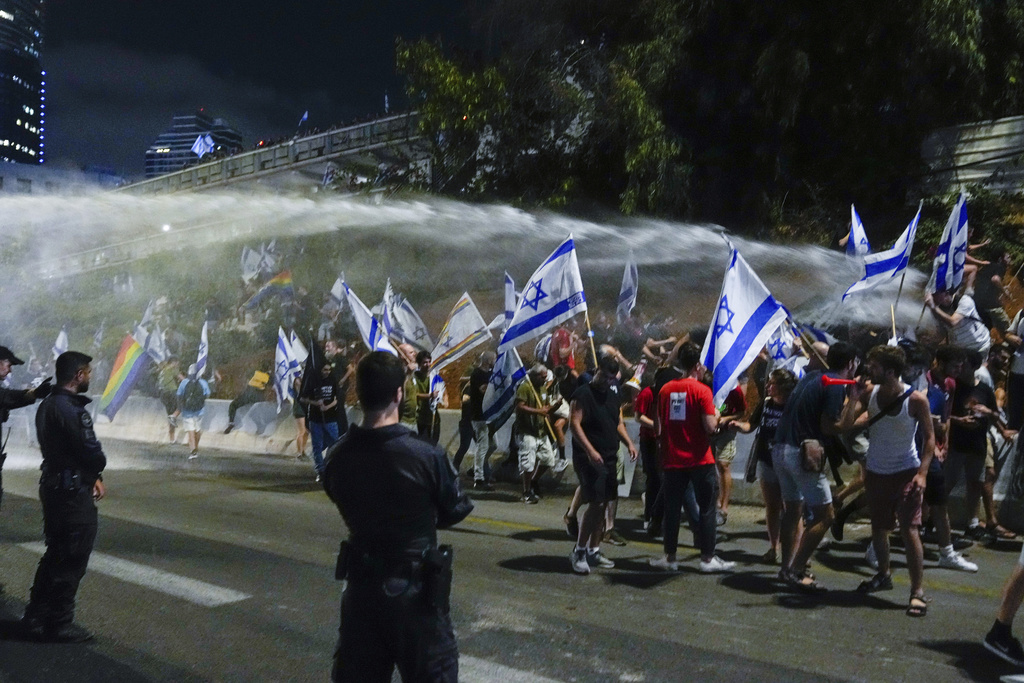 以色列再爆反司法改革示威。美联社