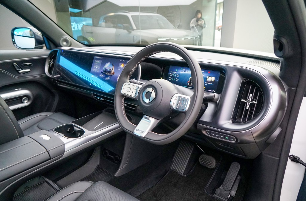 smart #5純電動SUV香港發表:車廂設備配置不失禮。