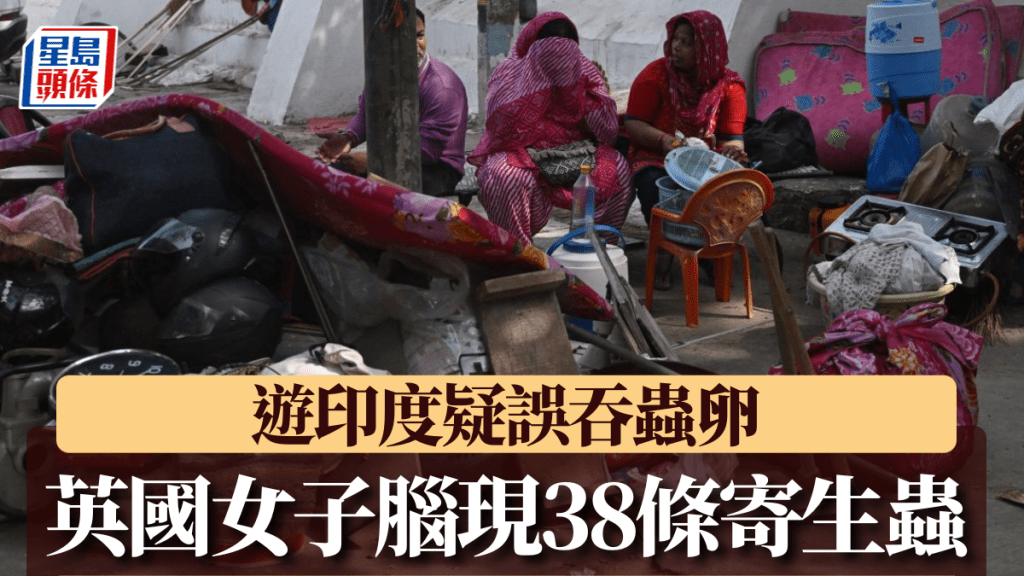 印度環境衞生惡劣。法新社