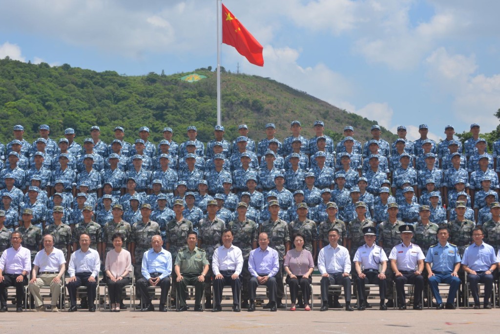 結業典禮在粉嶺新圍軍營舉行。