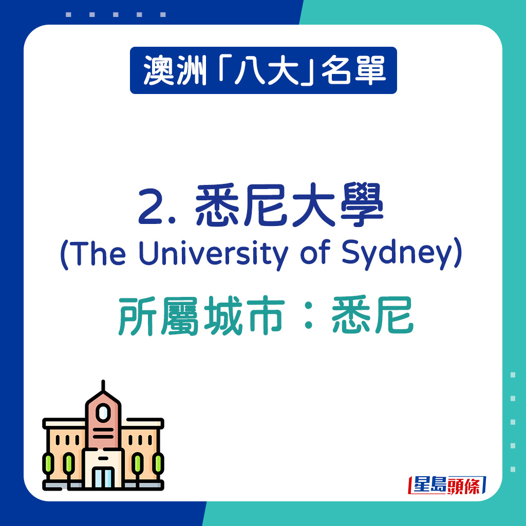 澳洲升学｜2. 悉尼大学(The University of Sydney)