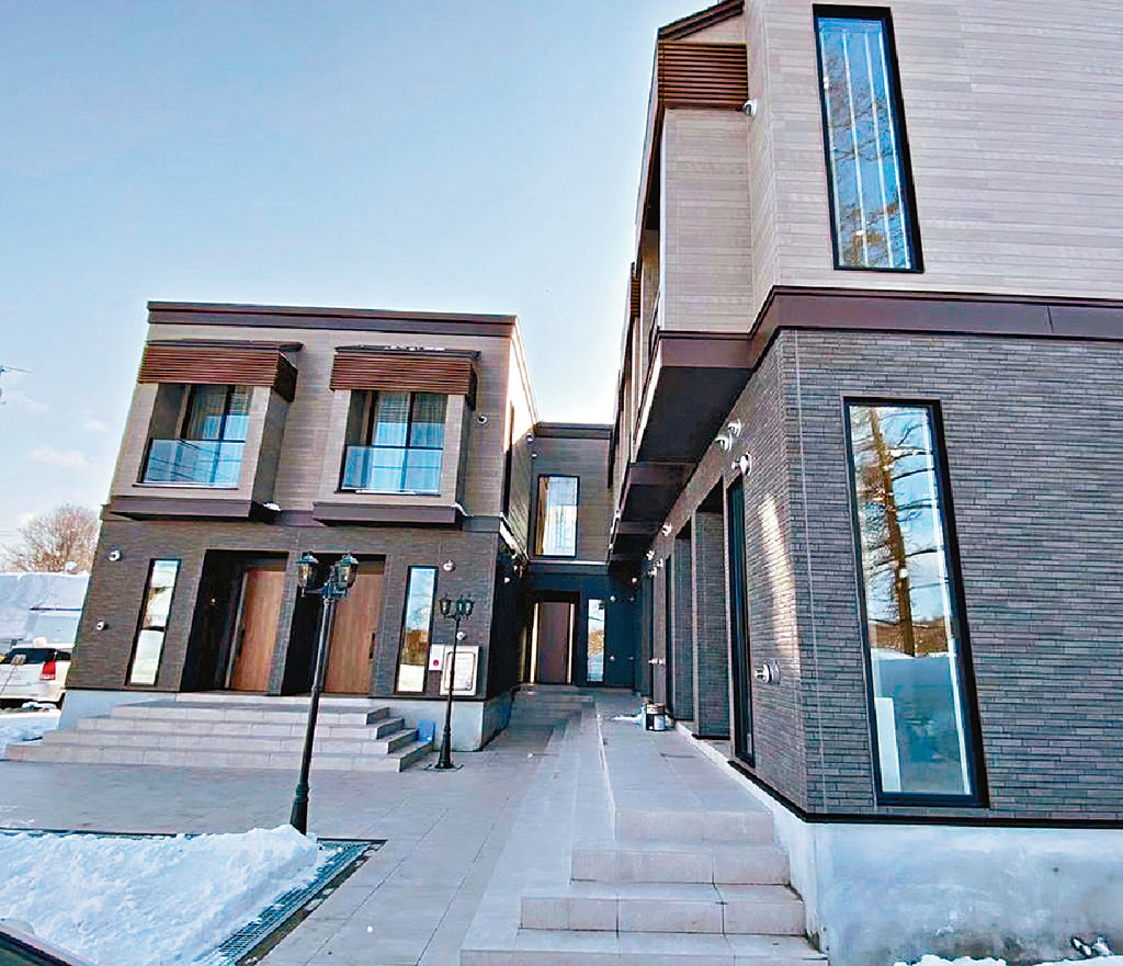 ■Queens Park CK Village Niseko Hirafu排屋外觀。 ■Queens Park CK Village Niseko Hirafu排屋外觀。
