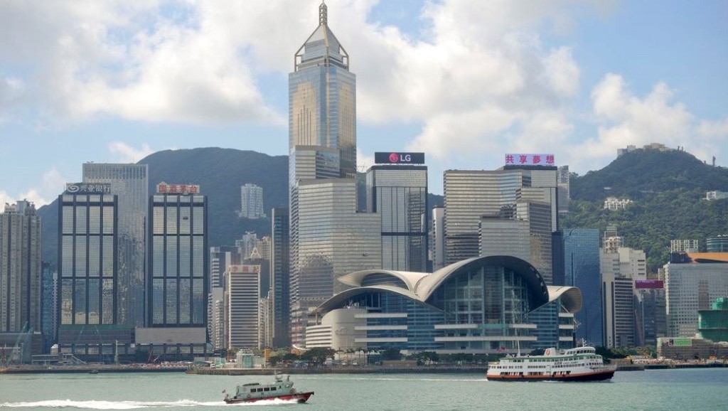 發言人指,香港社會恢復安定,發展重回正軌。資料圖片