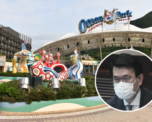 邱騰華表示,撥款再拖下去,憂海洋公園會變成「長眠」,隨時面臨清盤。資料圖片