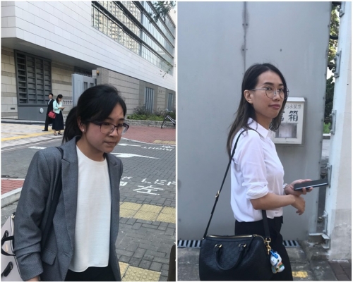 證人 內科醫生麥彥豐(左),及 醫生周曉慧(右)。黎嘉怡攝