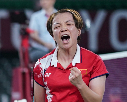 早前東奧羽毛球女雙十六強賽事中，國家隊陳清晨被指爆粗。新華社資料圖片