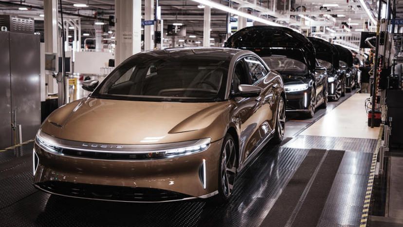 Lucid Air電動車計劃正式投產，有望10月底前陸續交赴客人。