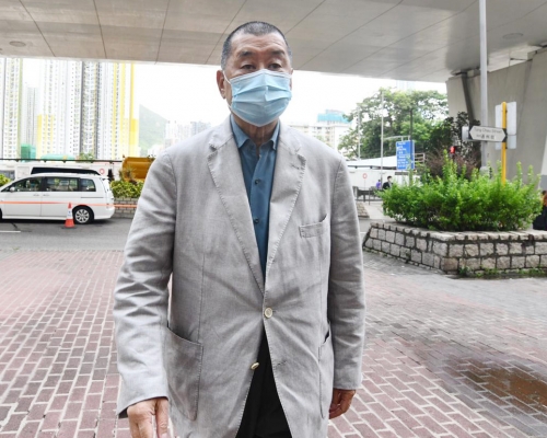 警方搜查黎智英名下觀塘辦公室。資料圖片