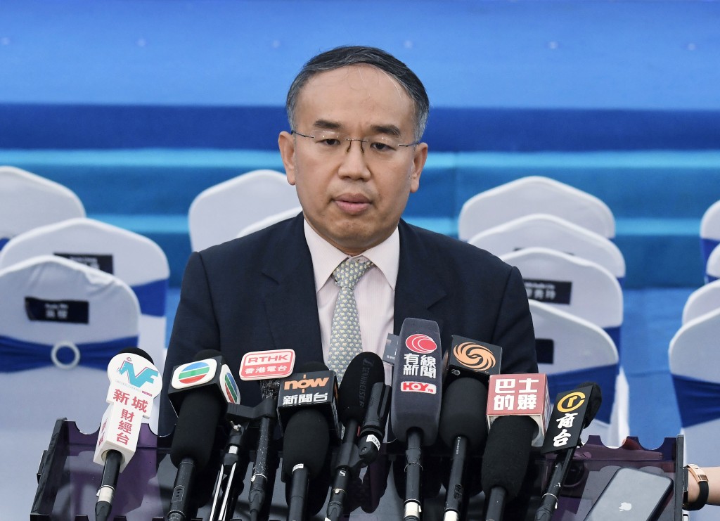 財經事務及庫務局局長許正宇。資料圖片