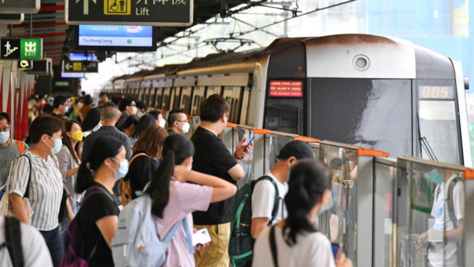 過去五年,港鐵「乘客車程準時程度」平均達99.9%。資料圖片 過去五年,港鐵「乘客車程準時程度」平均達99.9%。資料圖片