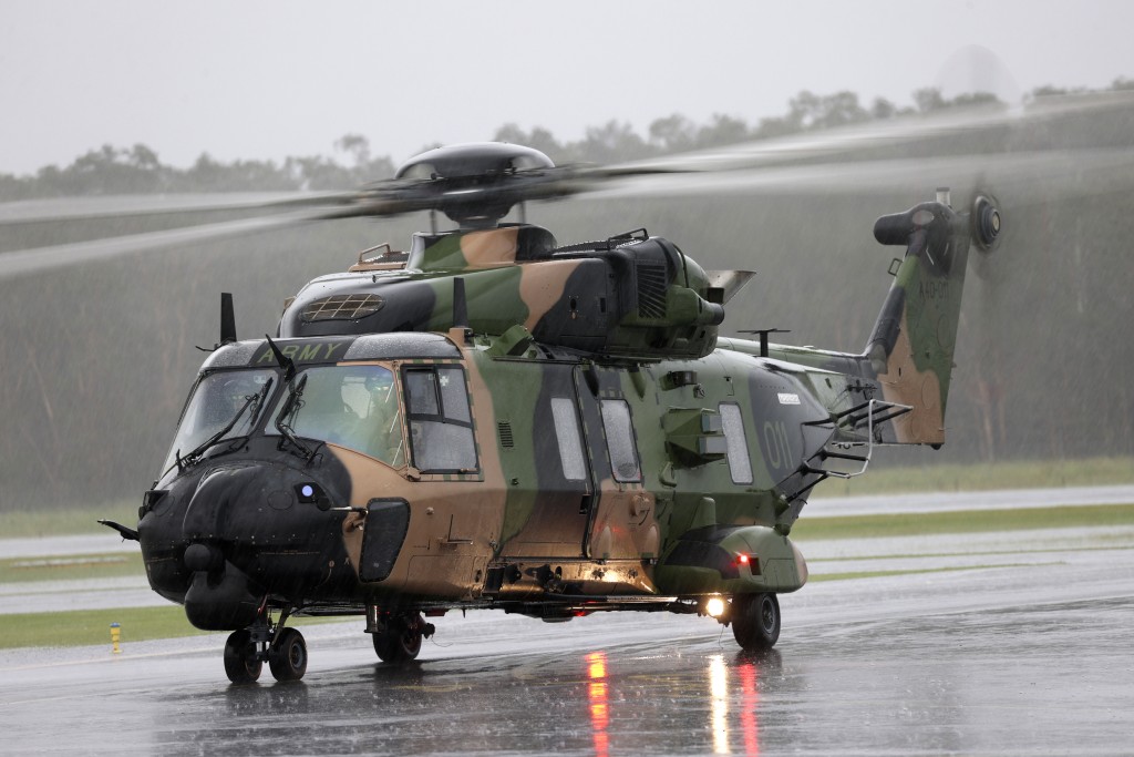MRH-90 Taipan 直升機。美聯社