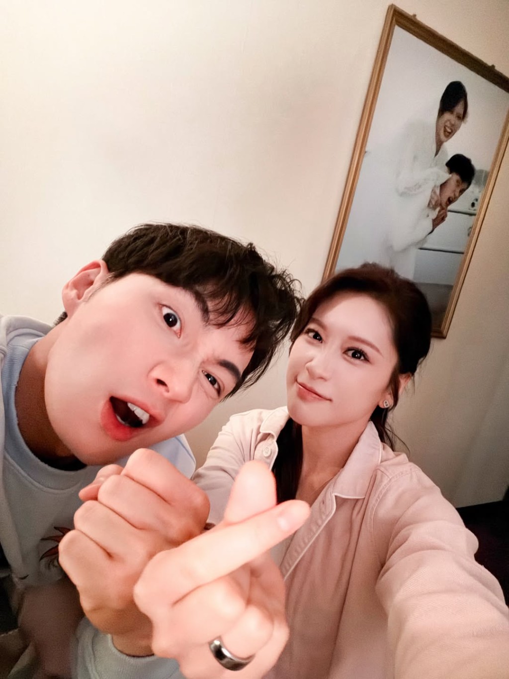 林凱恩與周嘉洛合演情侶多年。 林凱恩與周嘉洛合演情侶多年。