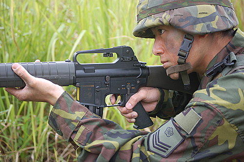 台軍改進型的65K2步槍。