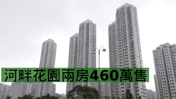 河畔花園兩房460萬售。