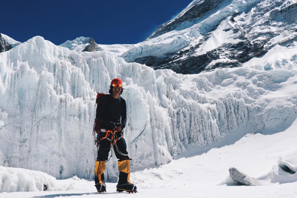 陳家希或成為香港最年輕登上珠峰的年輕人。facebook相片