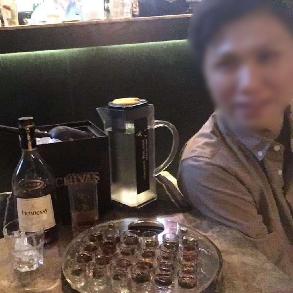 蘇小姐數年前在酒吧消遣時，認識了陸姓前男友。（受訪者提供）