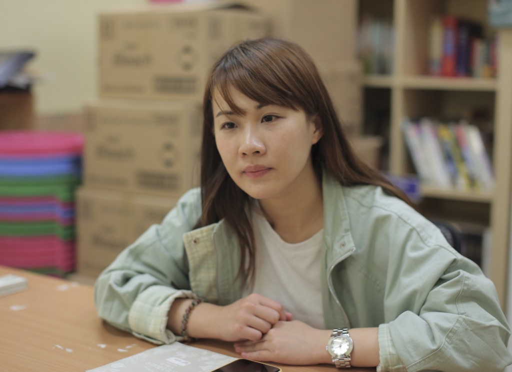 梁翊婷質疑噴泉連泡沫都無法過濾走,如何過濾掉污穢物質。資料圖片