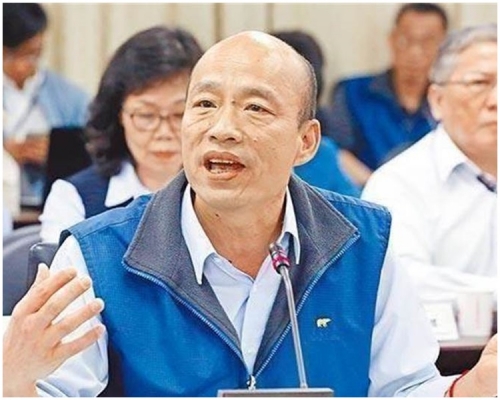 高雄市長韓國瑜將代表國民黨角逐明年總統大選。網圖