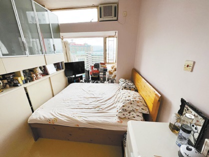 睡房空間四正，設有窗台設計，可擺放小物品。