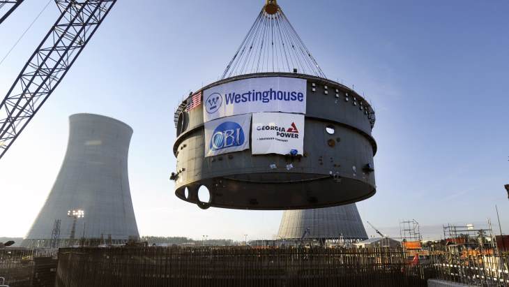 美國核設備供應商包括西屋（Westinghouse）。Georgia Power