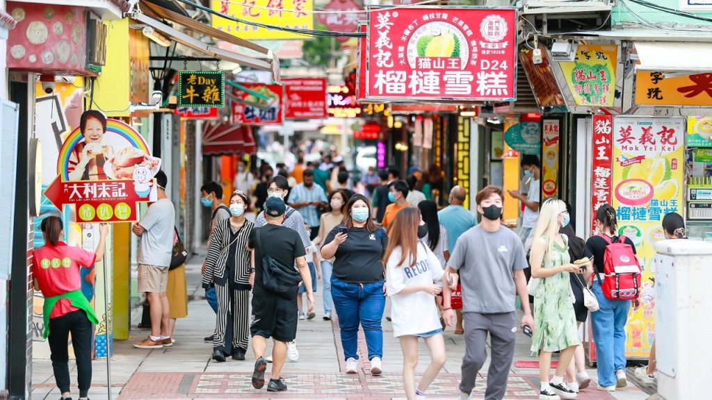 澳門入境旅客量近日回升。澳門旅遊局圖片