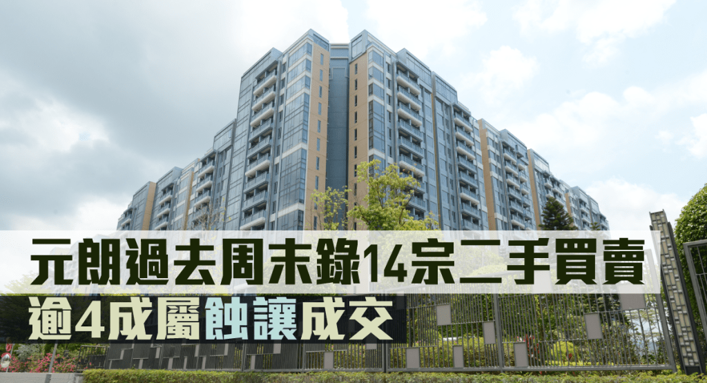 元朗過去周末錄14宗交投。