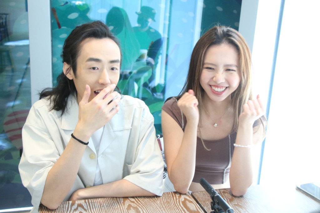 提到填詞人鄭敏,楊彤變花癡面都紅晒,Marstn都好無奈。