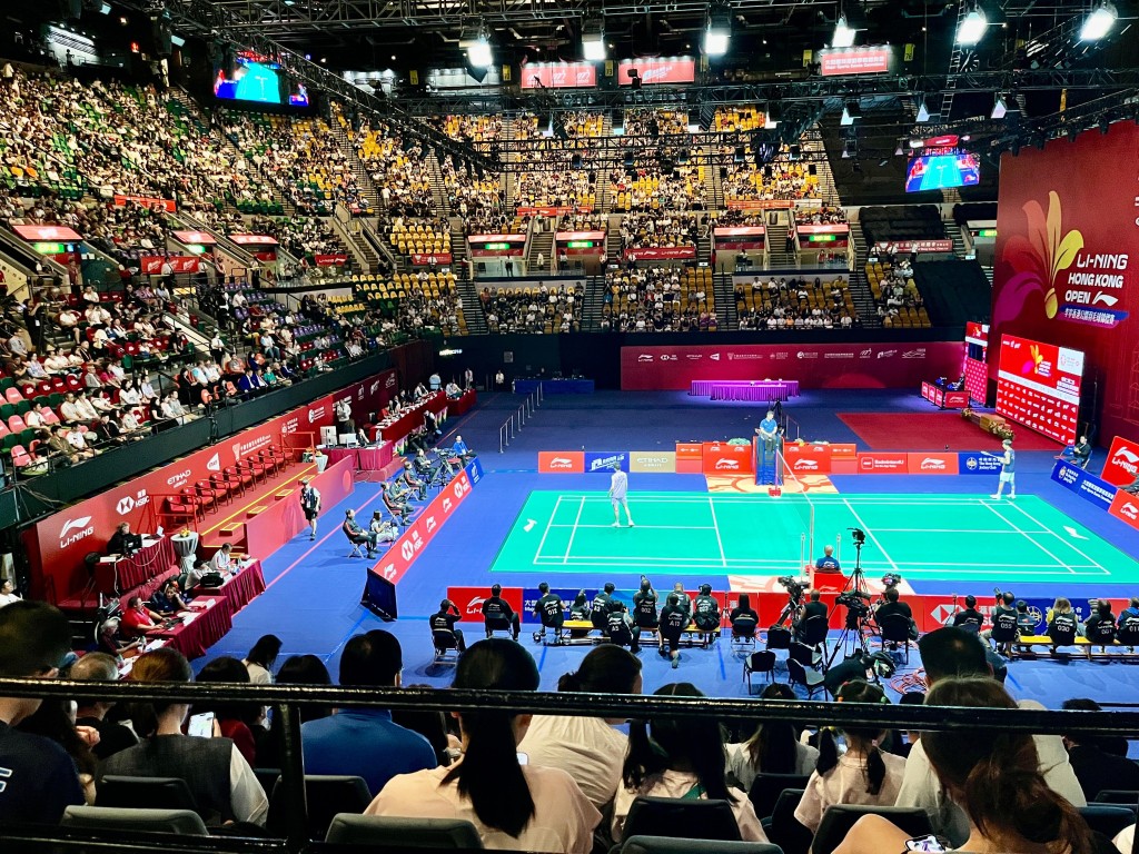 最後2日的香港公開羽毛球錦標賽，紅館6000張公眾門票一早售罄。徐嘉華攝