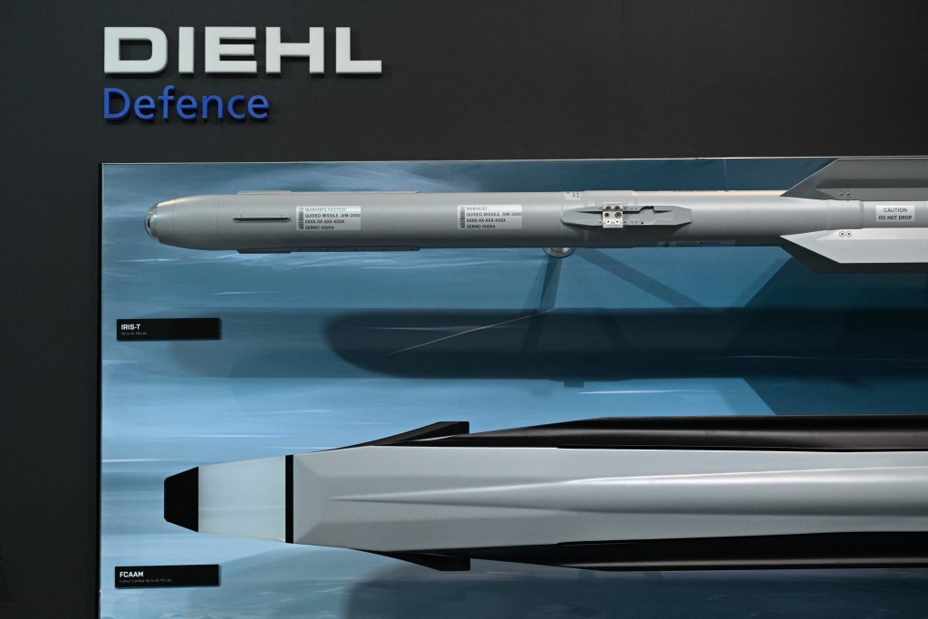 代傲金屬是IRIS-T防空導彈的生產供應鏈之一。（路透社）