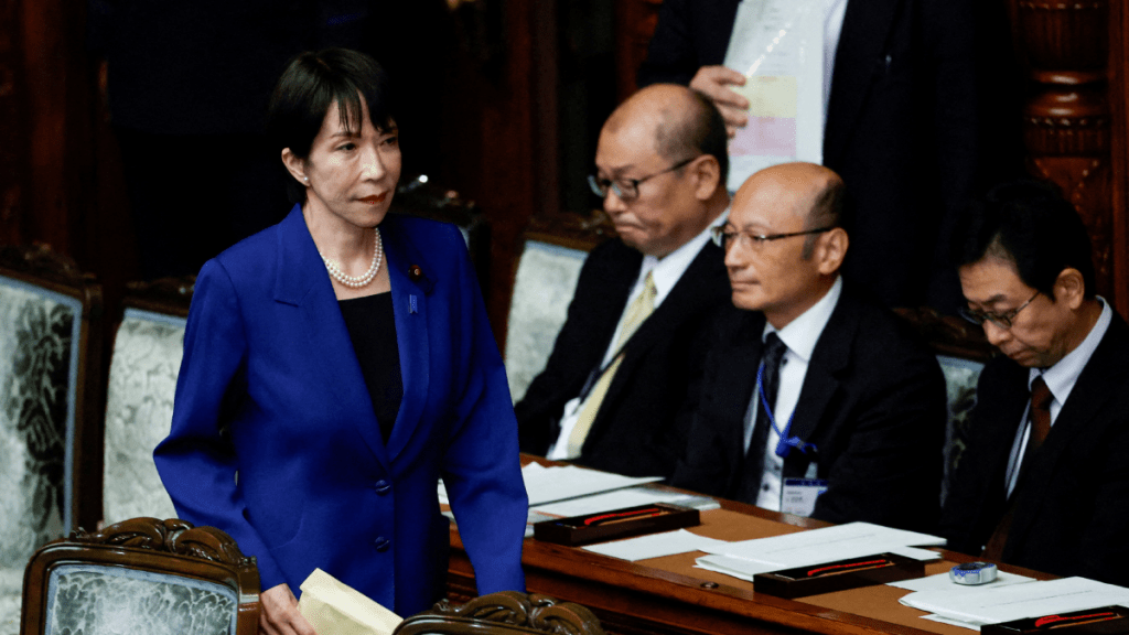 高市早苗重申日方对竹岛立场。路透社