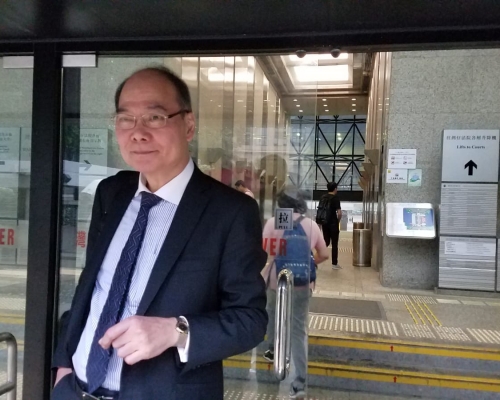 律師譚僑光出庭作證。呂綺雯攝