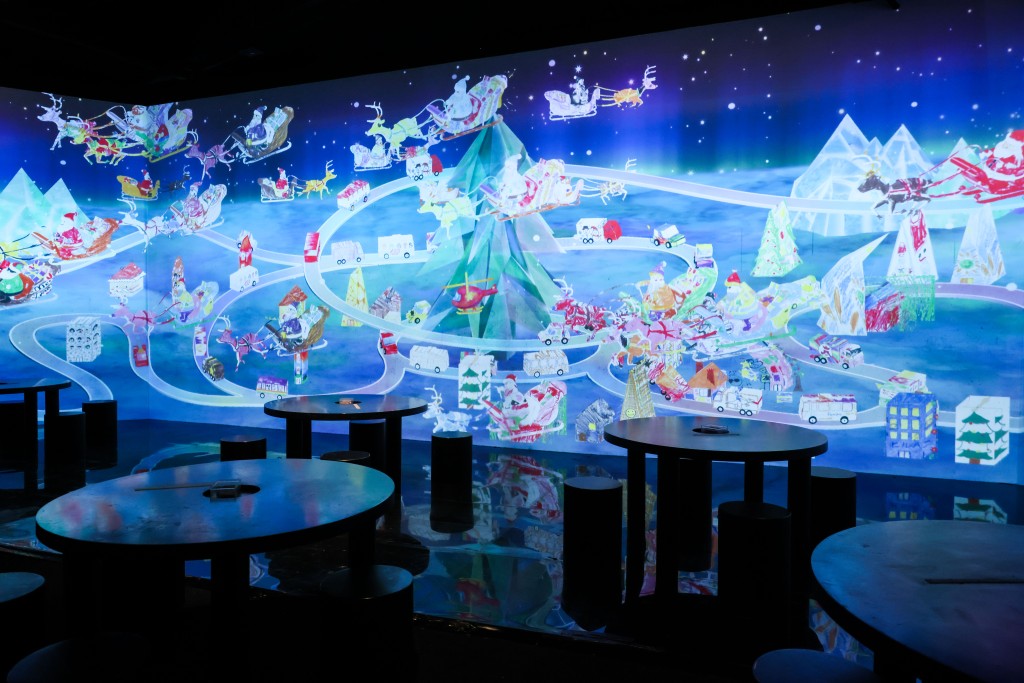國際知名沉浸式展覽teamLab推出冬季限定展覽作品「Sketch Christmas」