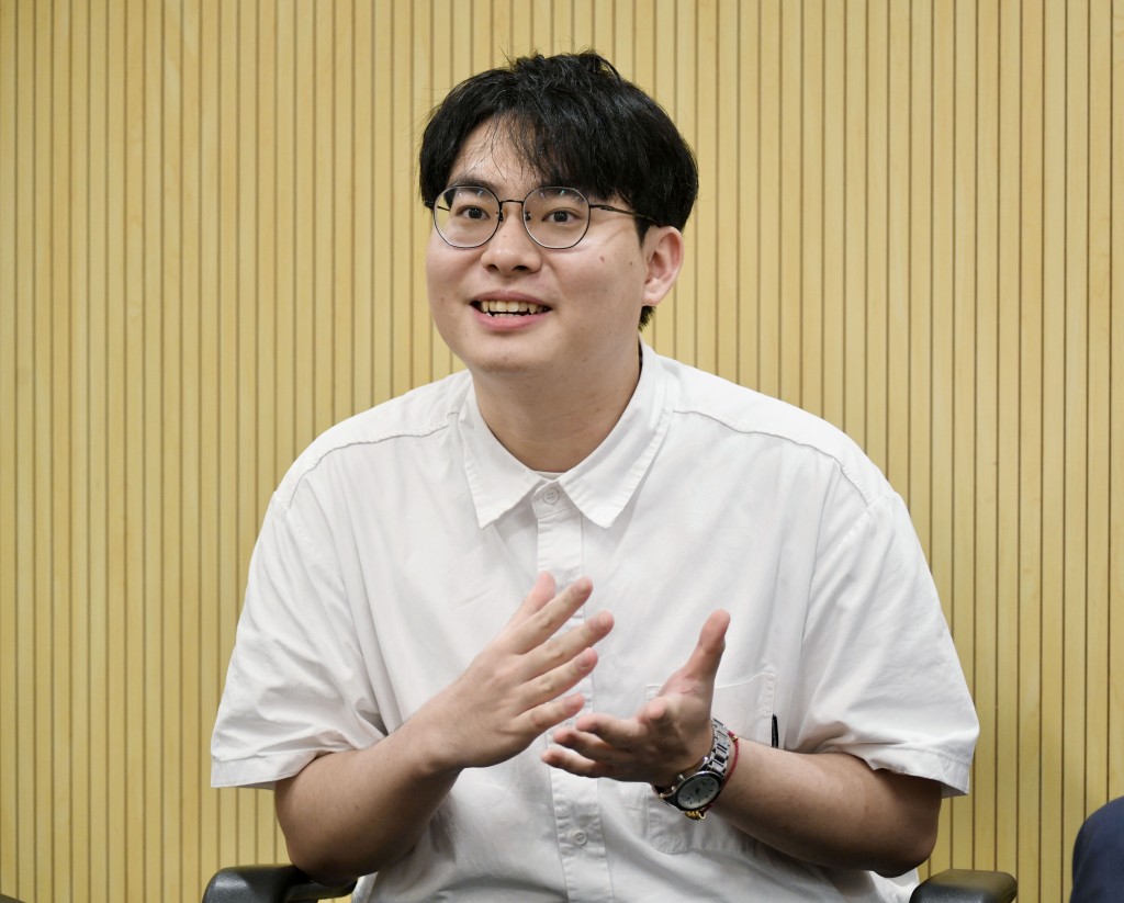 現就讀香港教育大學中國語言及文學系三年級的賴志賢。何君健攝 現就讀香港教育大學中國語言及文學系三年級的賴志賢。何君健攝