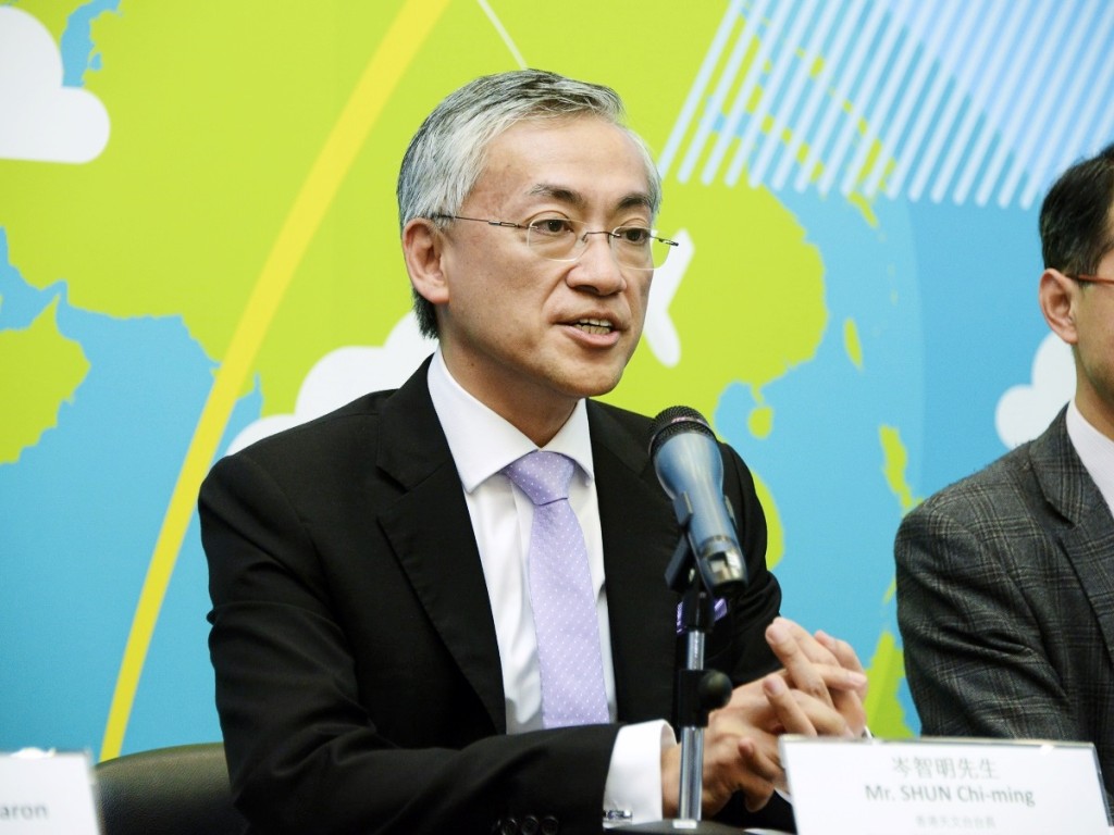 天文台前台長岑智明。 天文台前台長岑智明。