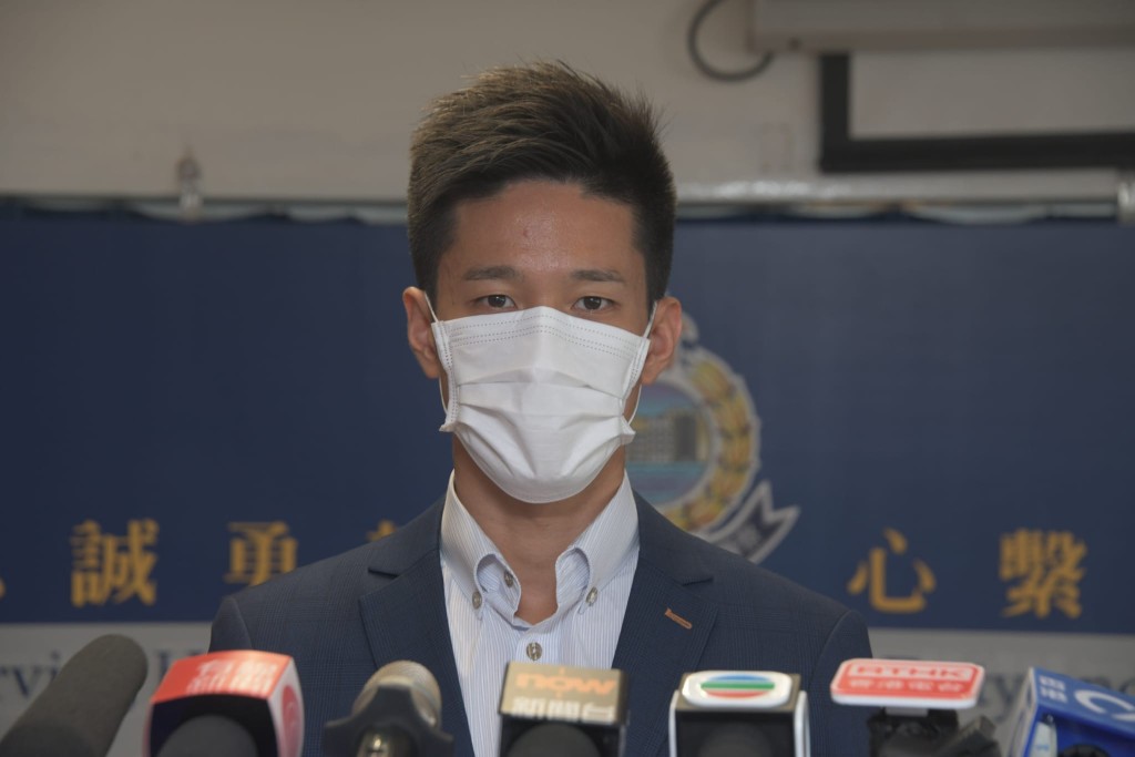 油尖警區重案組主管傅皓成督察。