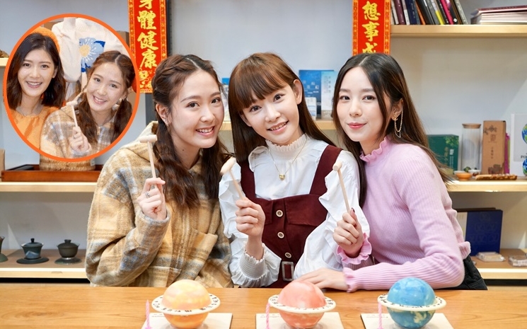 余香凝都有來祝賀妹妹Zoe、Aka和Heidi生日。