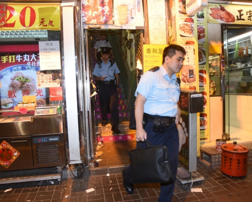警方到場調查。