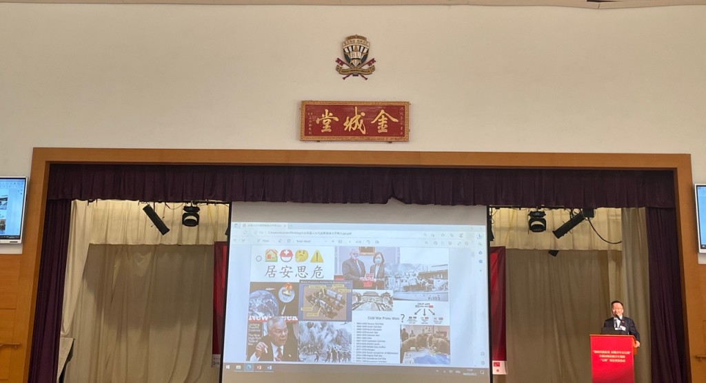 全國人大代表陳曉峰在啟動禮時表示，青年人要居安思危，避免「躺平」。蔡思宇攝