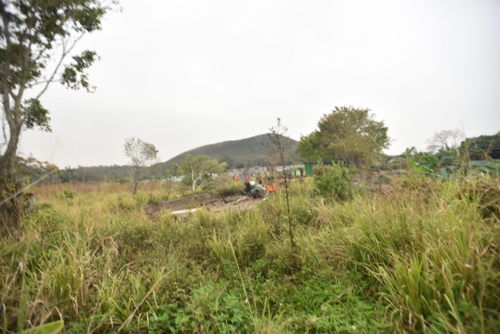現場是沙橋村深灣路121-122號自然農莊。楊偉亨攝