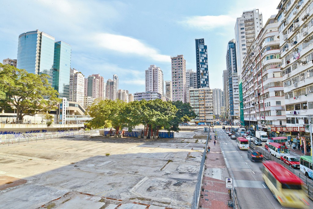 旺角洗衣街前水務署商業地料吸引各大財團角逐。