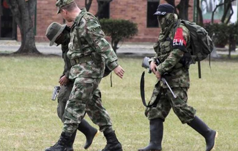 哥倫比亞叛軍組織國民解放軍（ELN）。AP資料圖片
