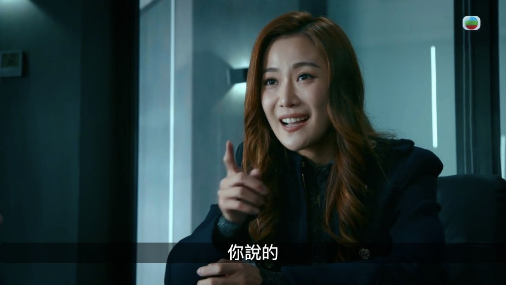  朱智賢在《破毒強人》中的表現獲觀眾大讚演技進步不少，不過最近她已宣布離巢。