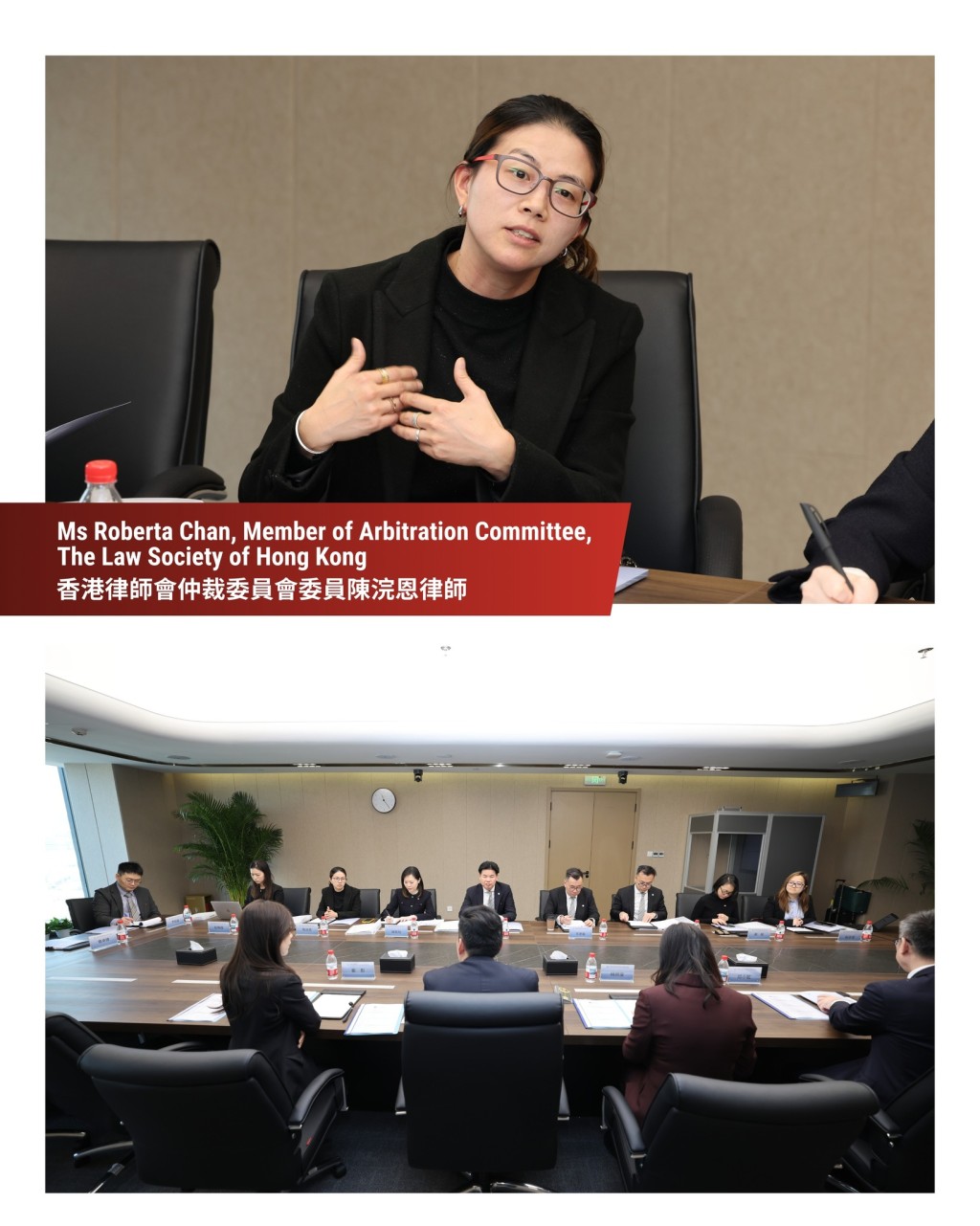 仲裁委員會委員陳浣恩。香港律師會FB圖片