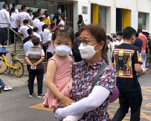 北京的新冠疫情持續擴大。AP圖片