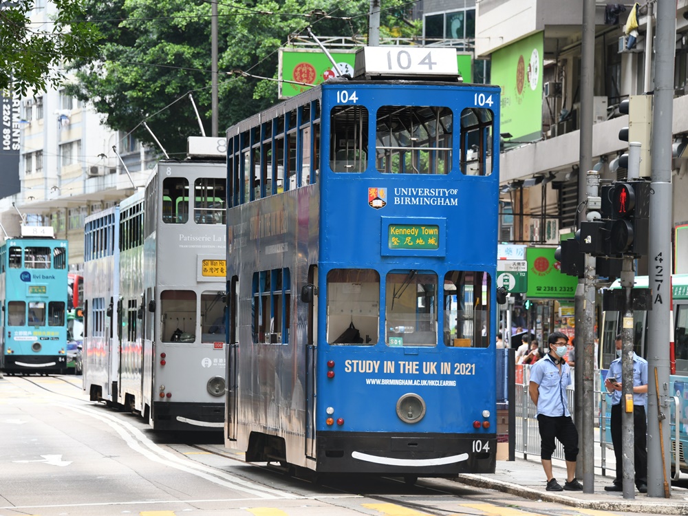 市民國慶日可免費乘搭電車。